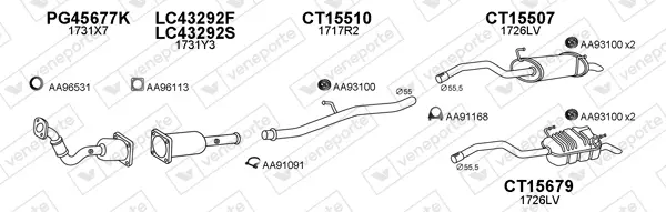Изпускателна система VENEPORTE           