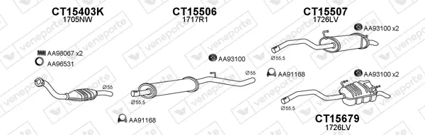 Изпускателна система VENEPORTE           
