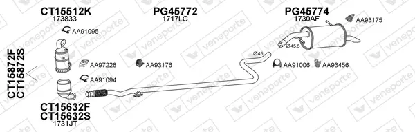 Изпускателна система VENEPORTE           