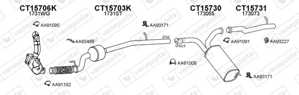 Изпускателна система VENEPORTE           