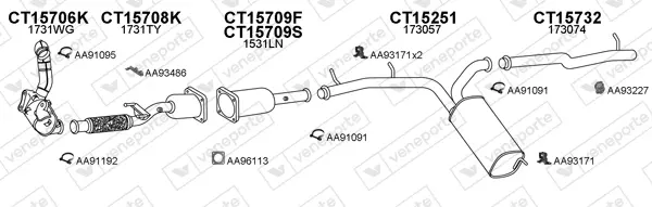 Изпускателна система VENEPORTE           
