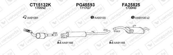 Изпускателна система VENEPORTE           