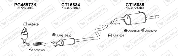 Изпускателна система VENEPORTE           