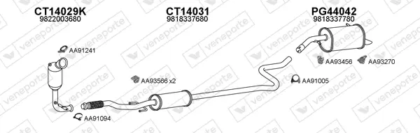 Изпускателна система VENEPORTE           