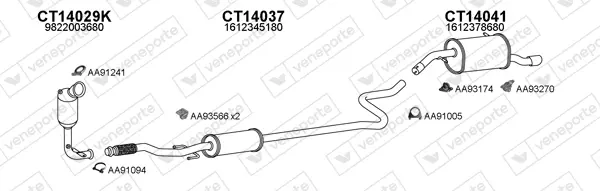 Изпускателна система VENEPORTE           