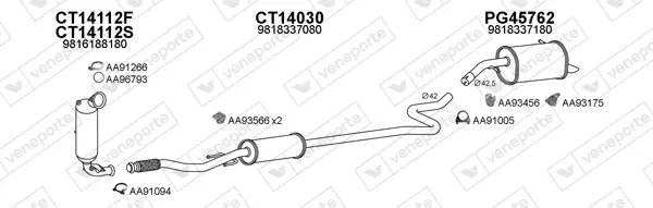 Изпускателна система VENEPORTE           