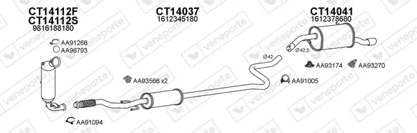 Изпускателна система VENEPORTE           