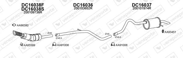 Изпускателна система VENEPORTE           