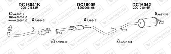 Изпускателна система VENEPORTE           