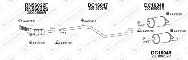 Изпускателна система VENEPORTE           