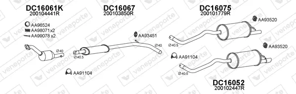 Изпускателна система VENEPORTE           