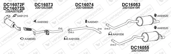 Изпускателна система VENEPORTE           