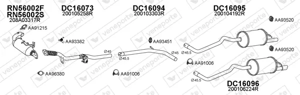 Изпускателна система VENEPORTE           