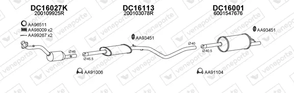 Изпускателна система VENEPORTE           