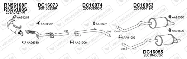 Изпускателна система VENEPORTE           