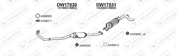 Изпускателна система VENEPORTE           
