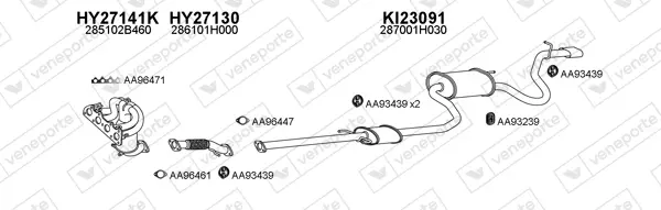 Изпускателна система VENEPORTE           