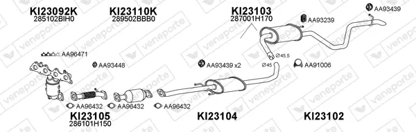 Изпускателна система VENEPORTE           
