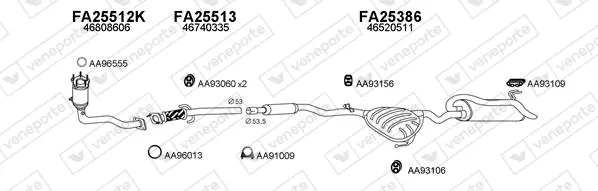 Изпускателна система VENEPORTE           