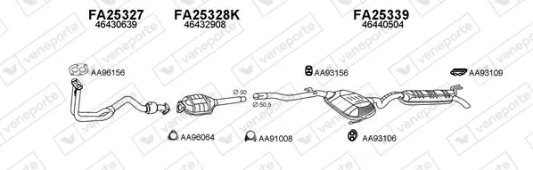 Изпускателна система VENEPORTE           