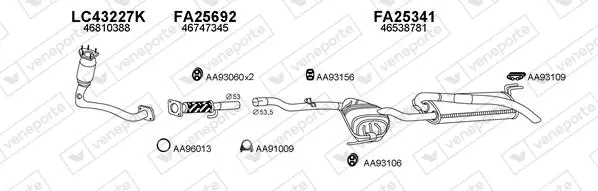 Изпускателна система VENEPORTE           