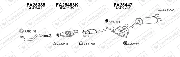 Изпускателна система VENEPORTE           