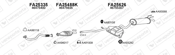Изпускателна система VENEPORTE           