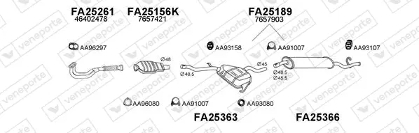 Изпускателна система VENEPORTE           