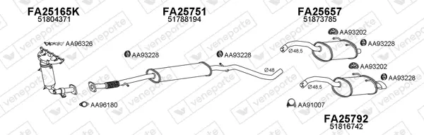 Изпускателна система VENEPORTE           