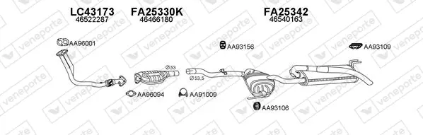 Изпускателна система VENEPORTE           