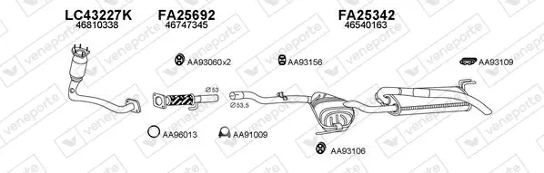 Изпускателна система VENEPORTE           