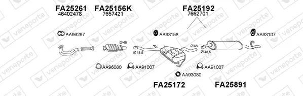 Изпускателна система VENEPORTE           
