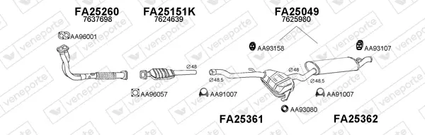 Изпускателна система VENEPORTE           