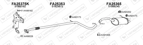 Изпускателна система VENEPORTE           