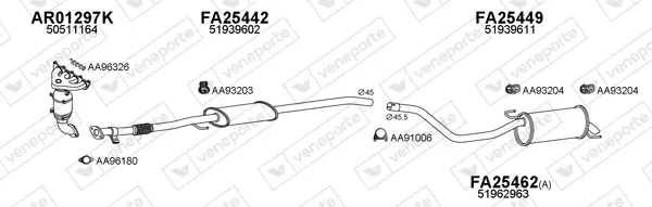 Изпускателна система VENEPORTE           