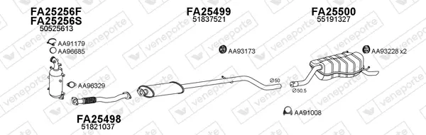 Изпускателна система VENEPORTE           