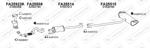 Изпускателна система VENEPORTE           