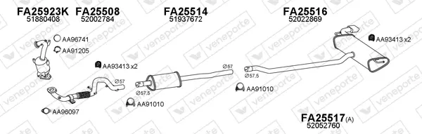 Изпускателна система VENEPORTE           