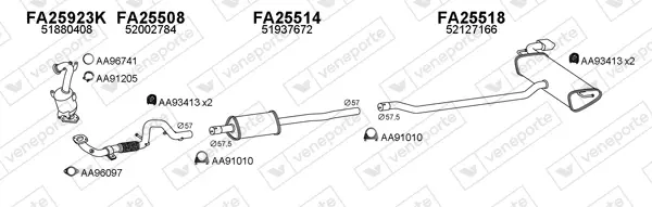 Изпускателна система VENEPORTE           