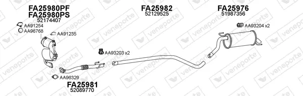 Изпускателна система VENEPORTE           
