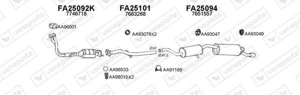 Изпускателна система VENEPORTE           