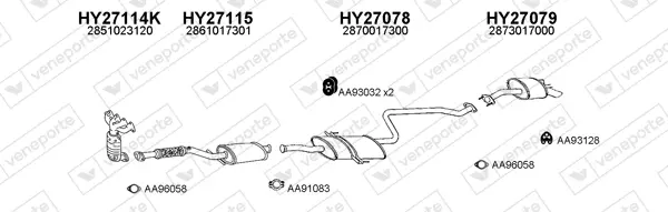 Изпускателна система VENEPORTE           