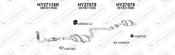 Изпускателна система VENEPORTE           