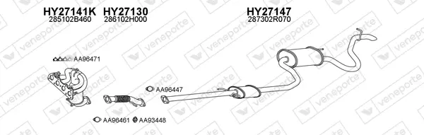 Изпускателна система VENEPORTE           