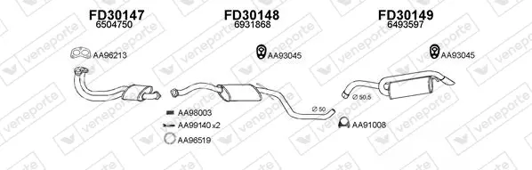 Изпускателна система VENEPORTE           