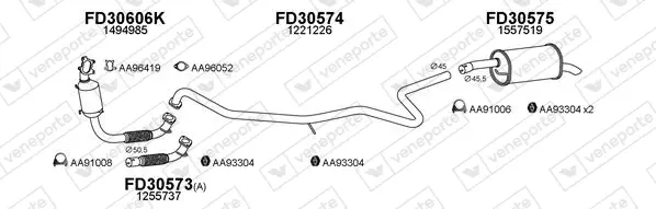 Изпускателна система VENEPORTE           