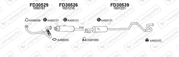Изпускателна система VENEPORTE           