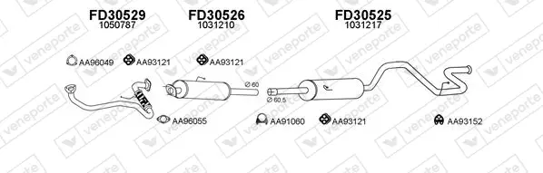 Изпускателна система VENEPORTE           