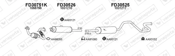Изпускателна система VENEPORTE           