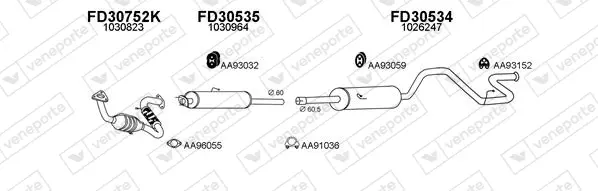 Изпускателна система VENEPORTE           